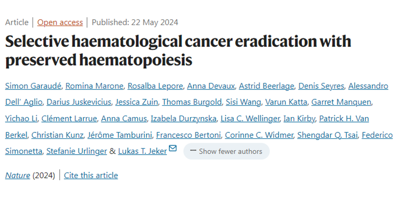 白血病治疗新方法：渐进式血液系统替换