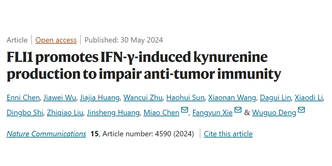 鼻咽癌治疗的创新策略：靶向FLI1活性