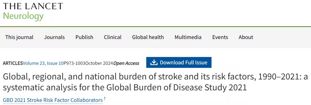 全球卒中负担与风险因素分析：预防策略的紧迫性