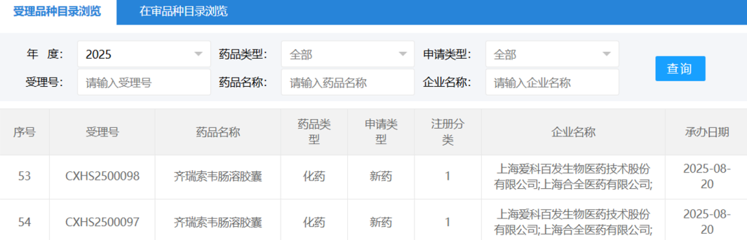 爱科百发齐瑞索韦肠溶胶囊上市申请获受理，抗RSV治疗迎里程碑进展
