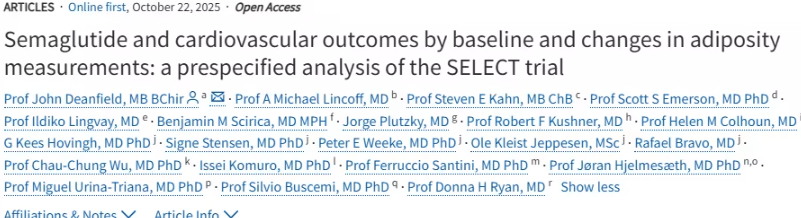 “减肥针”再突破：司美格鲁肽护心机制超越减重本身
